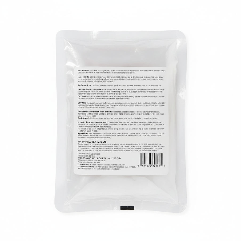 Package back with instructions