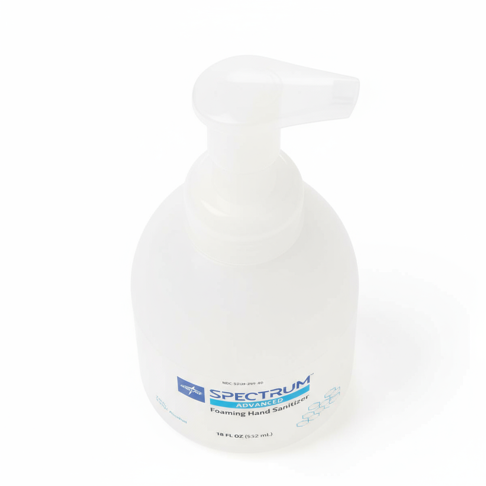 Top-down view of pump