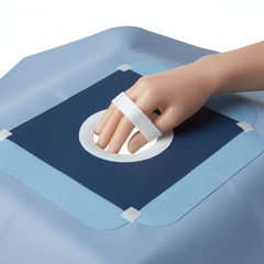 Hand Drape Detail - Elastic Fenestration