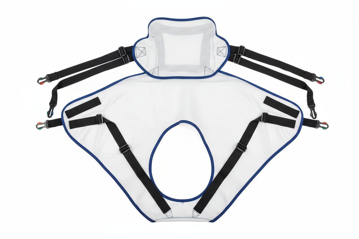Patient Sling Front View - Mesh Fabric