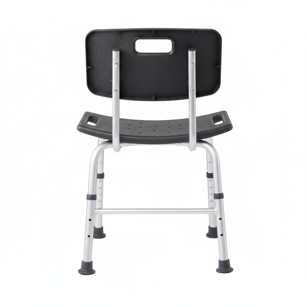 Back view of shower chair