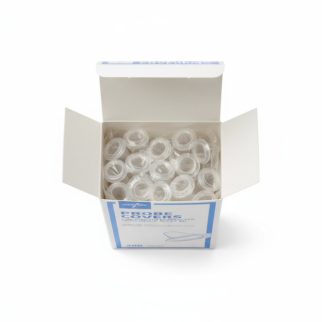 Overhead view with box opened