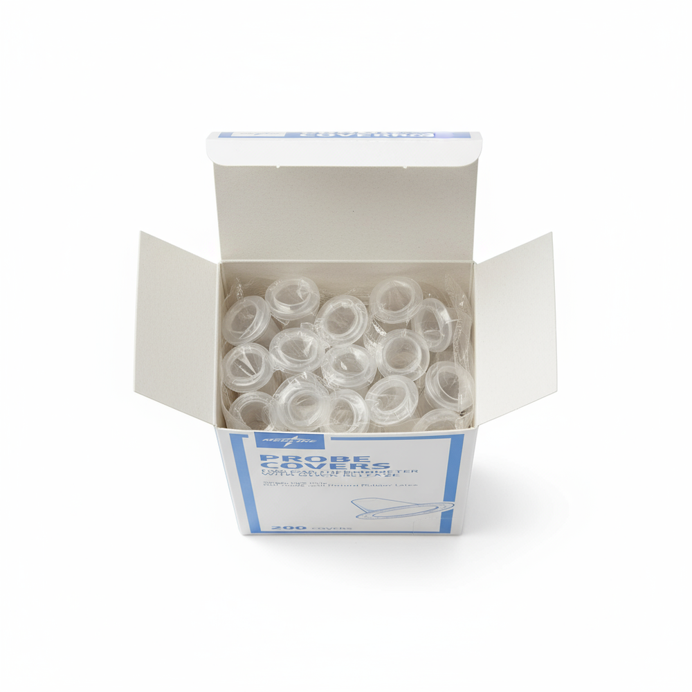 Overhead view with box opened