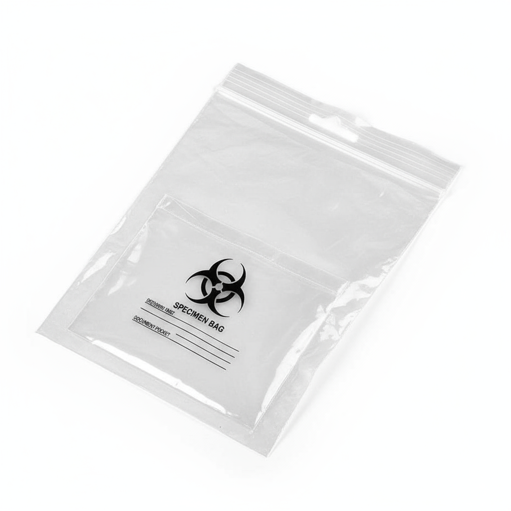 Close-up zip closure view