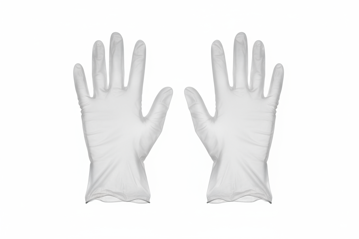 Premium Powder-Free Vinyl Exam Gloves - Easy Glide Technology for Healthcare & Medical Use