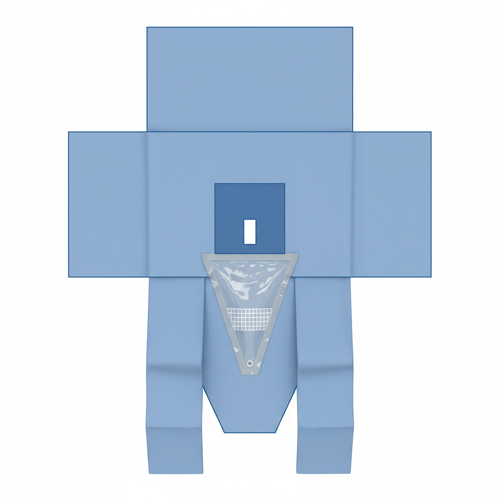 Top-down overhead view