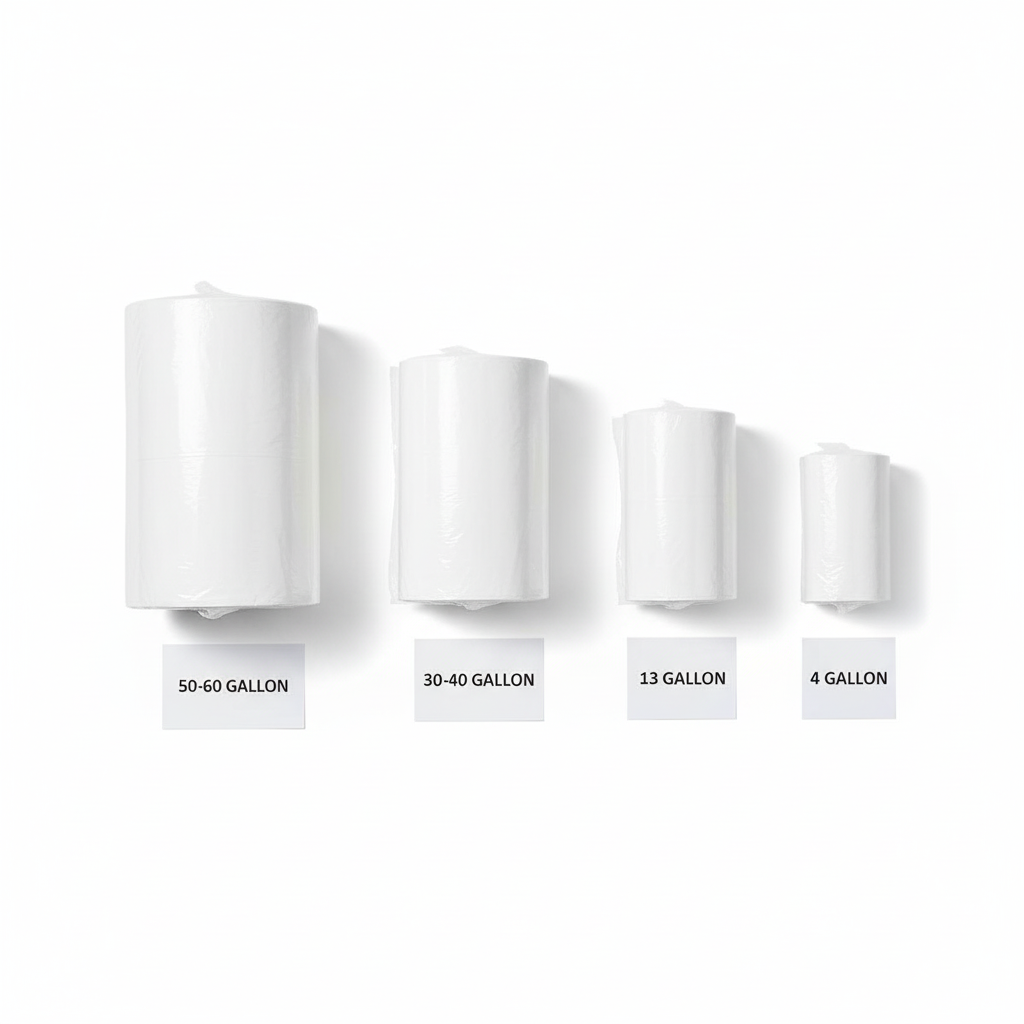 Size comparison overhead view