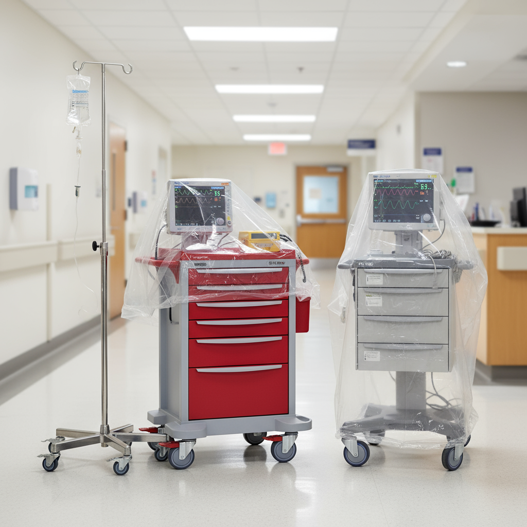 Various medical equipment covered