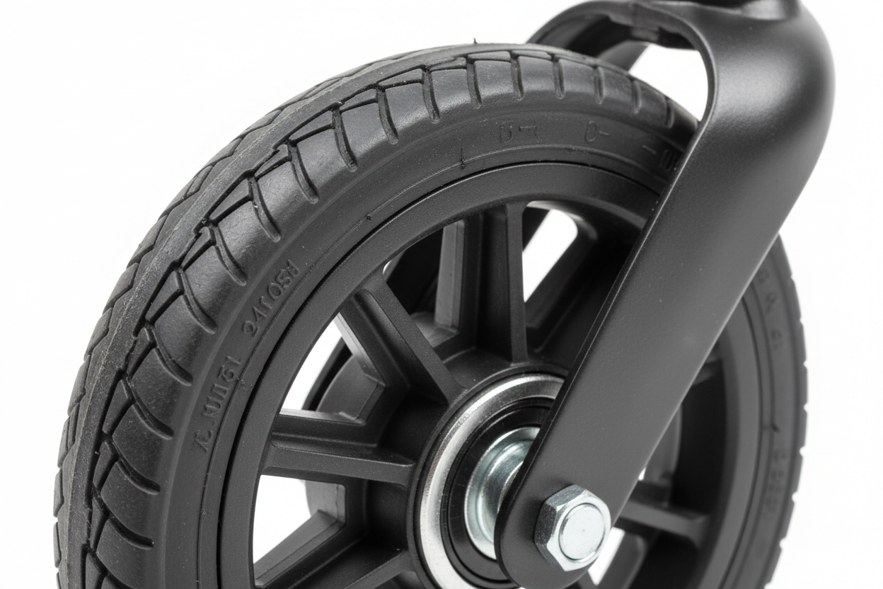 Rollator Wheel Detail Close-Up