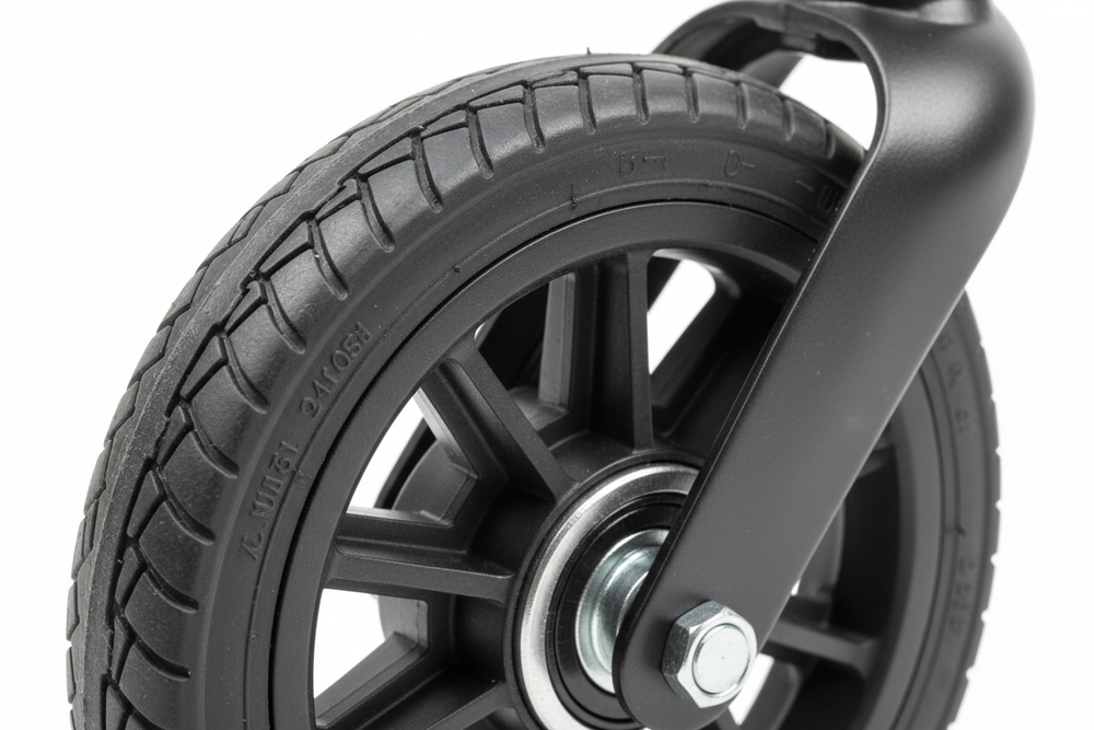 Rollator Wheel Detail Close-Up