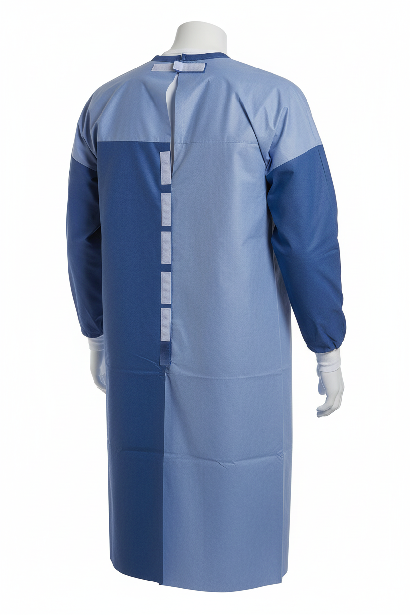 Back view showing hook and loop closure