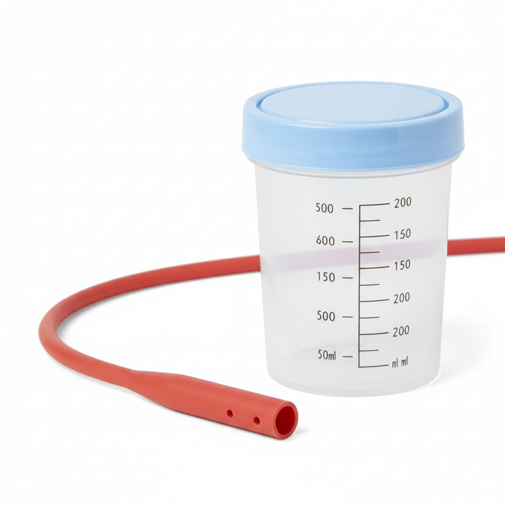 Close-up catheter detail