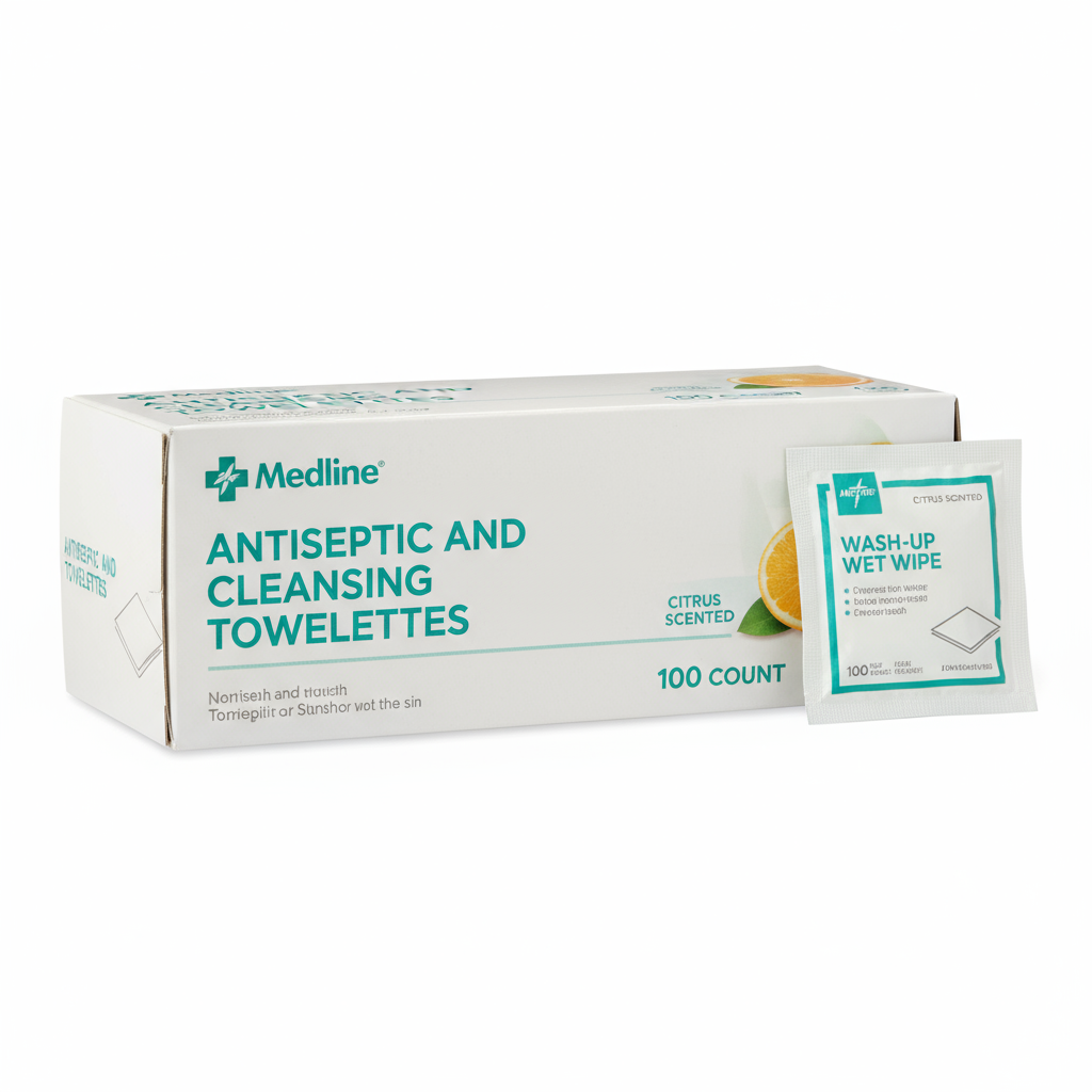 Close-up of branding and features