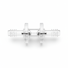 Top-down view of oxygen adapter