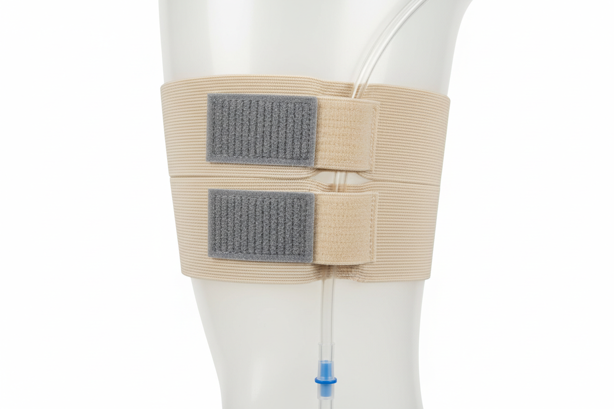 Catheter Leg Strap - Side Application