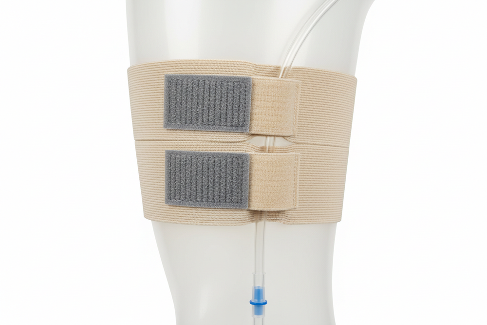 Catheter Leg Strap - Side Application