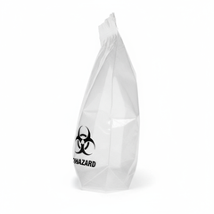 Side profile with biohazard symbol