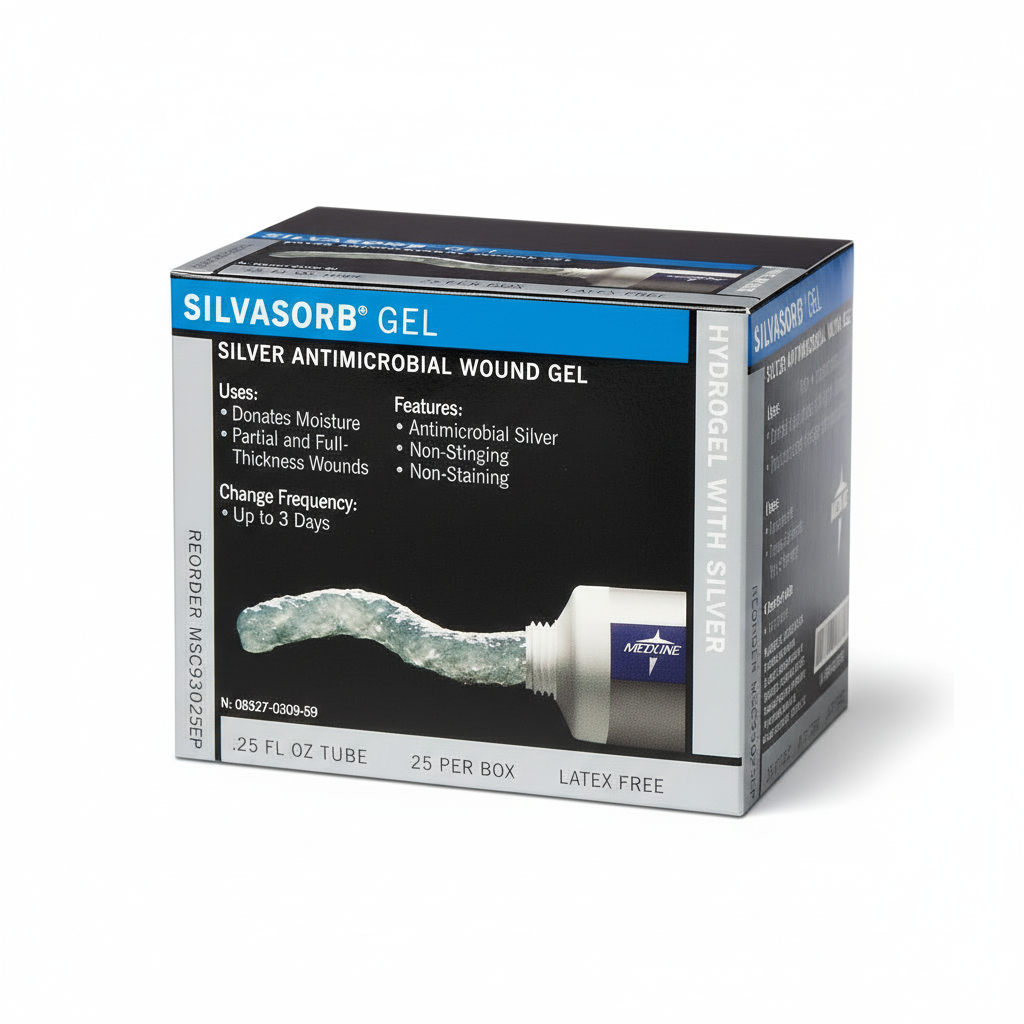Silvasorb Gel Box - Side Angle