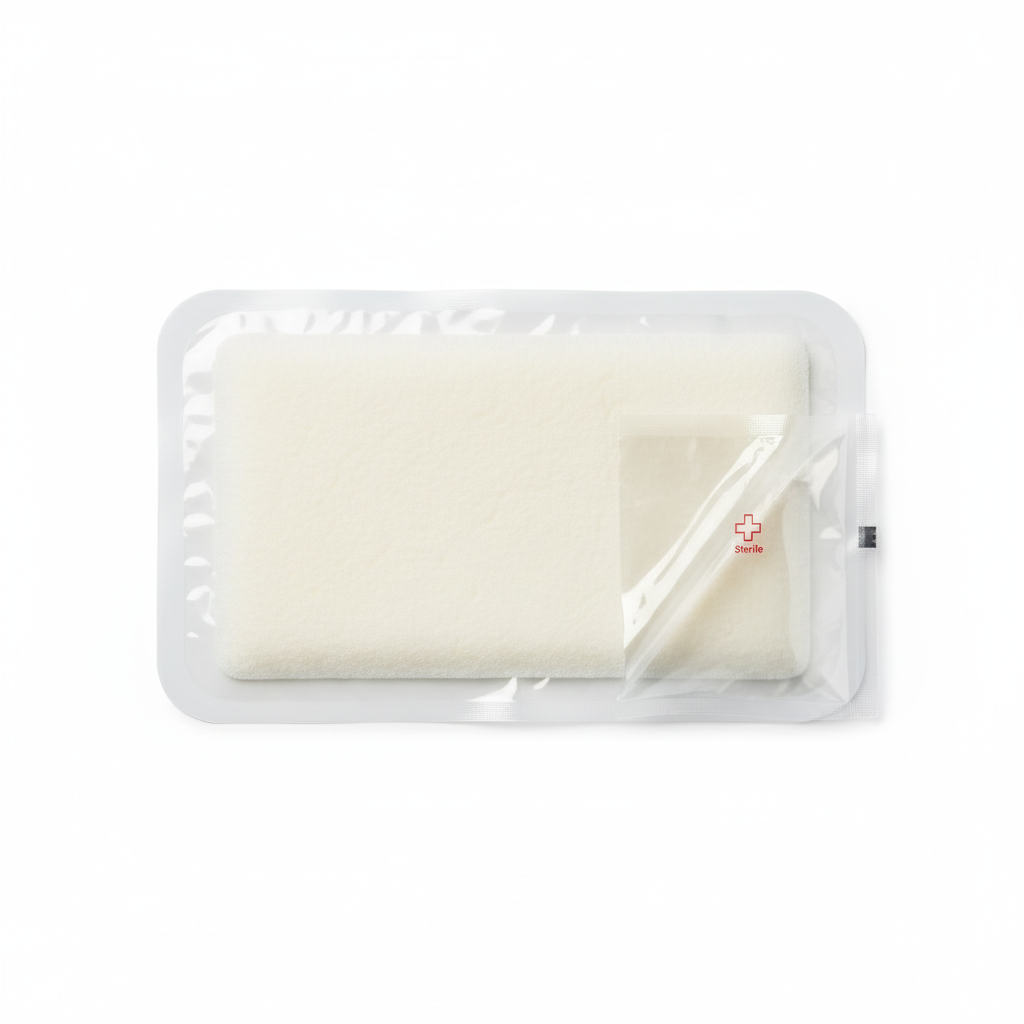 Composite Island Dressing Top-Down View - Rectangular Shape