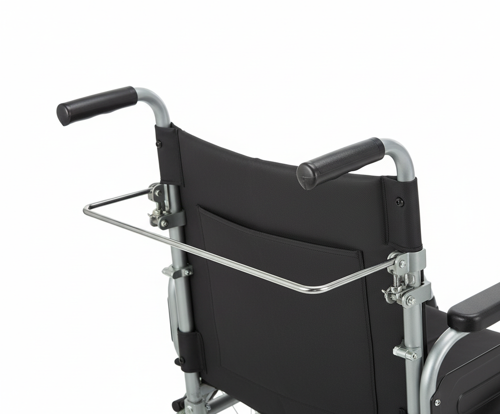 Installation detail on wheelchair frame