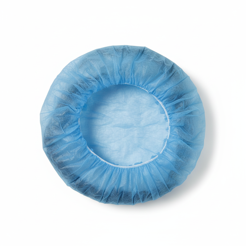 Bouffant Cap - Top-Down Overhead View