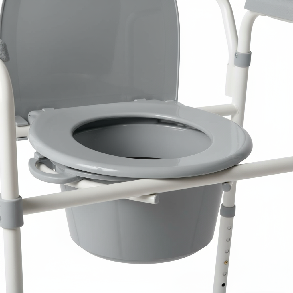 Detail view - bucket and splash guard