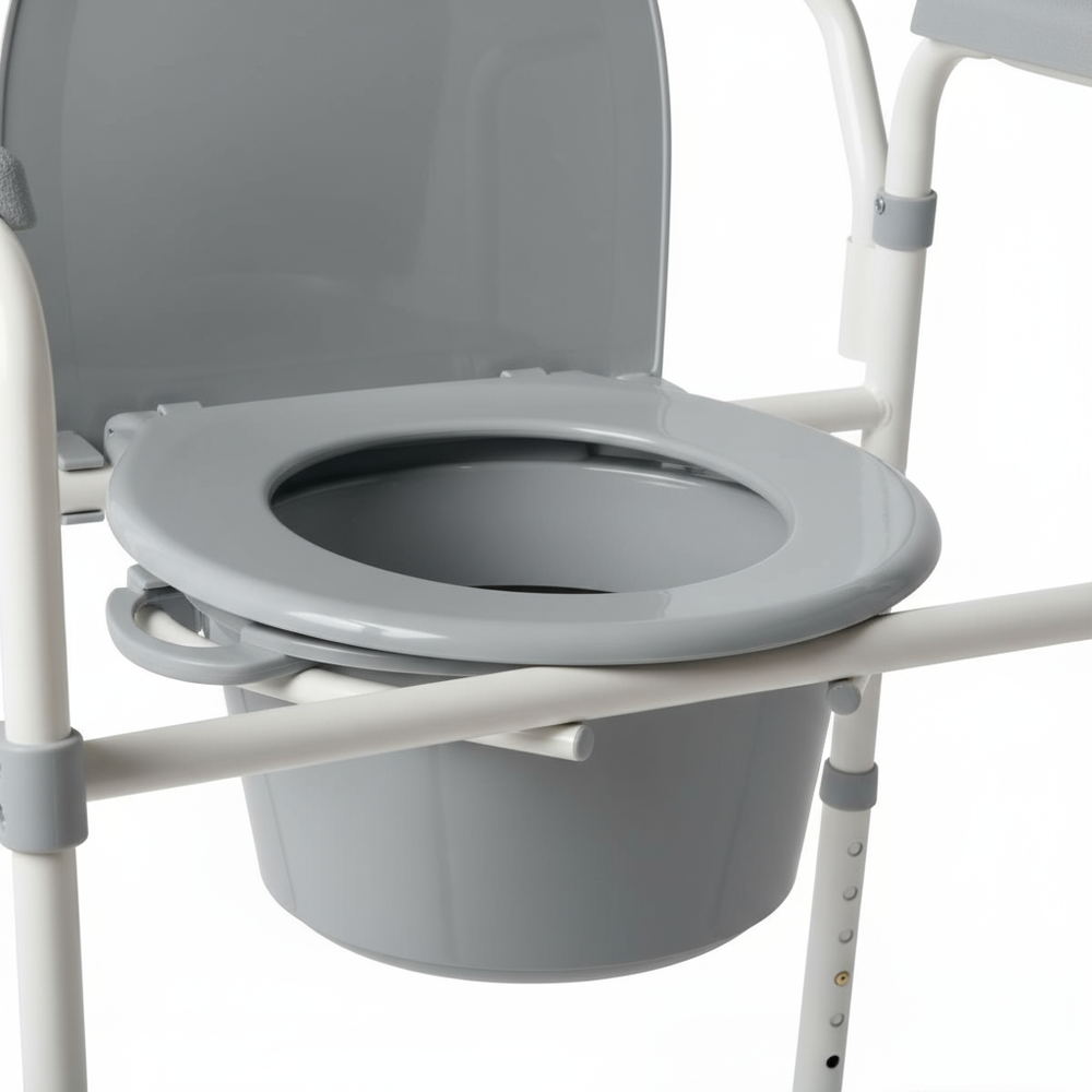 Detail view - bucket and splash guard