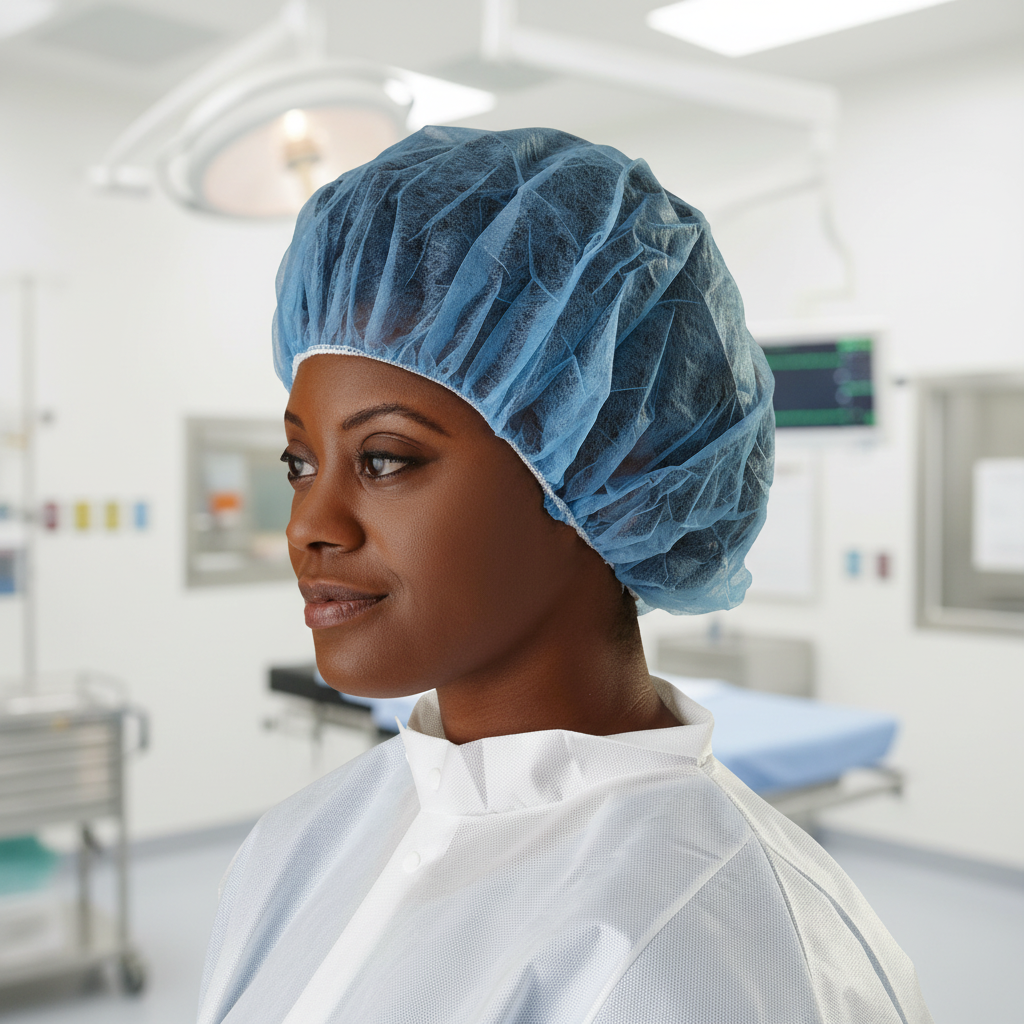 Bouffant Cap - In-Use Clinical Setting