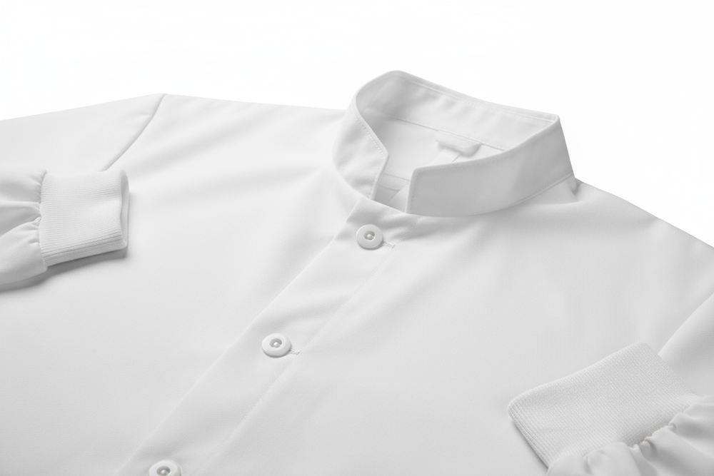 Snap Front and Collar Detail