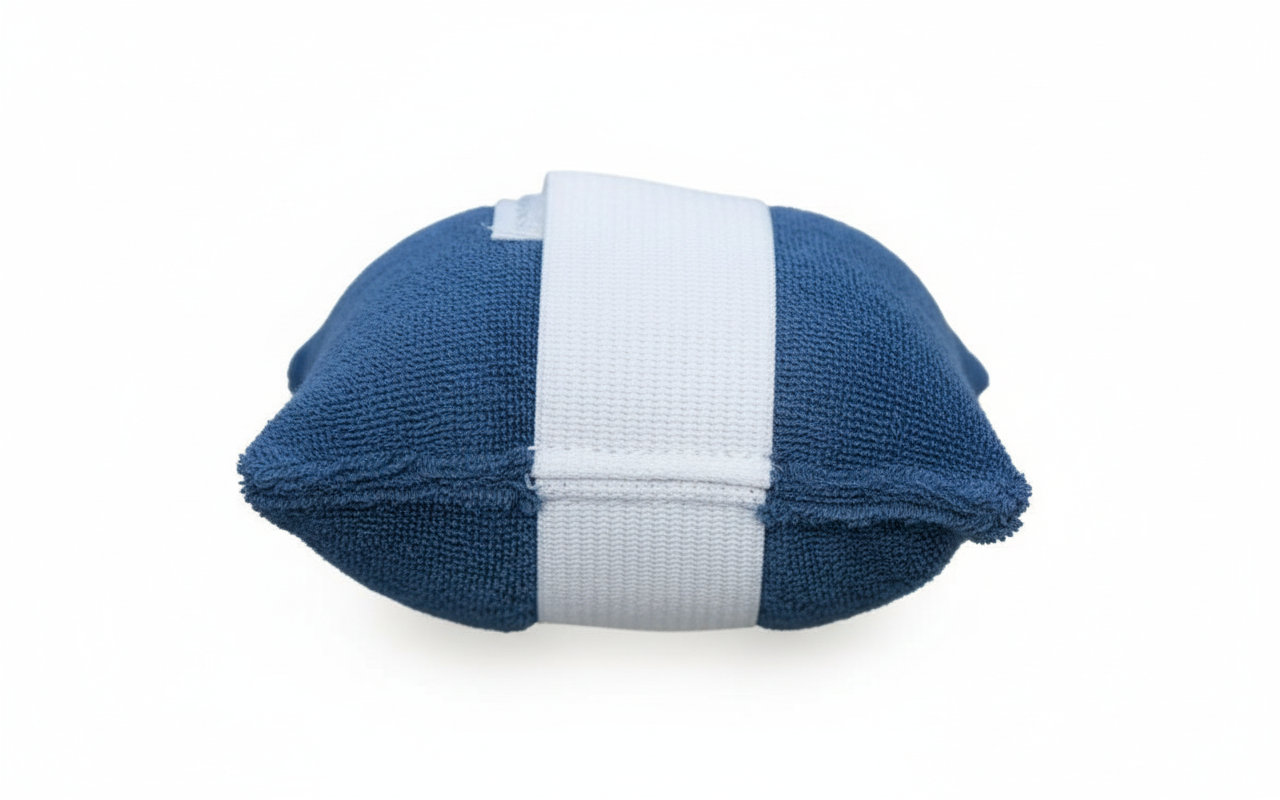 Side profile of palm grip