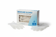 Premium Powder-Free Vinyl Exam Gloves - Easy Glide Technology for Healthcare & Medical Use