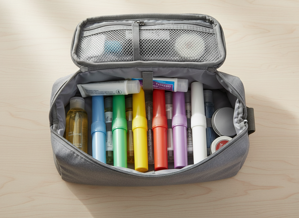 Travel bag context shot