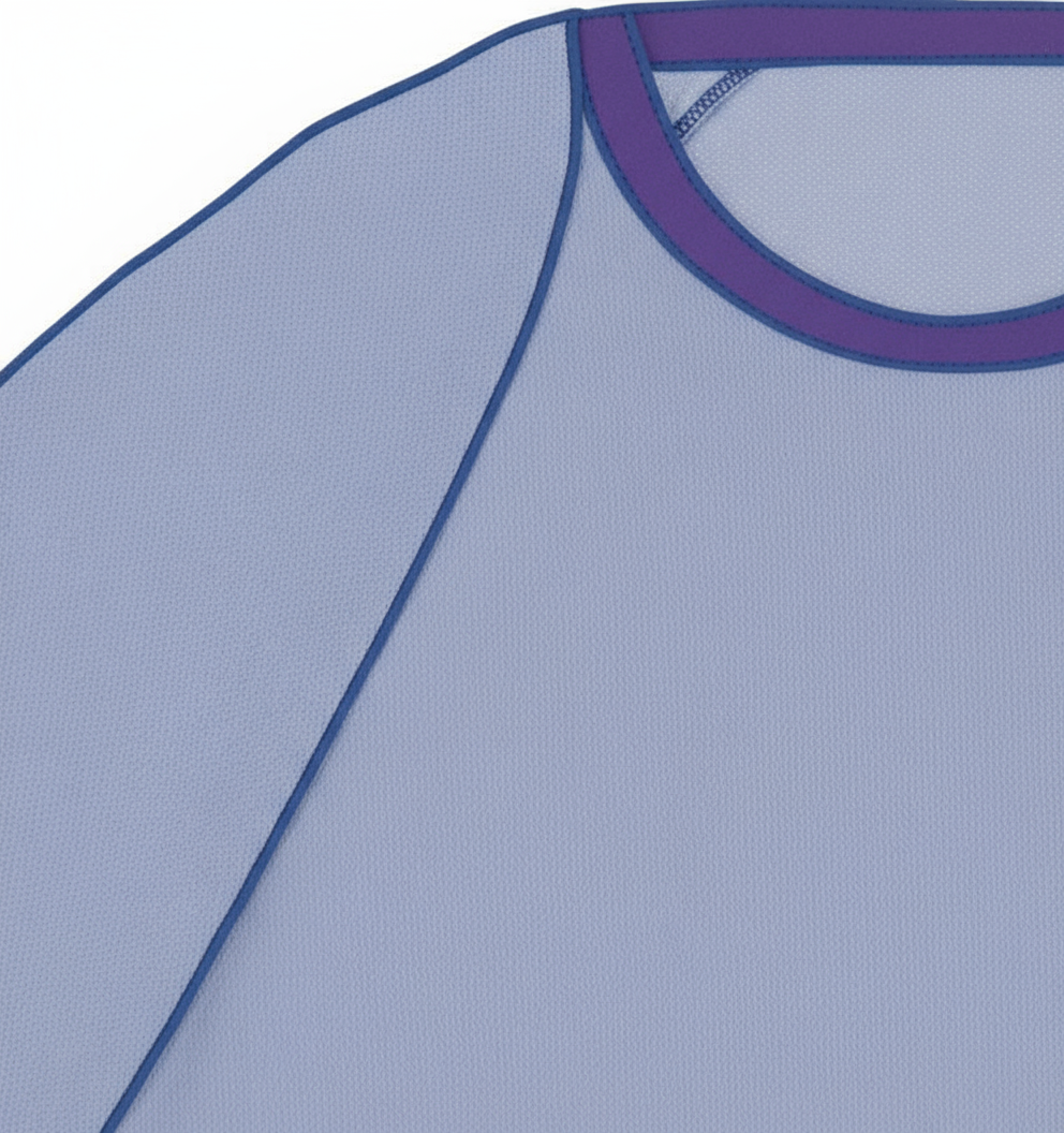 Detail Shot - Raglan Sleeve