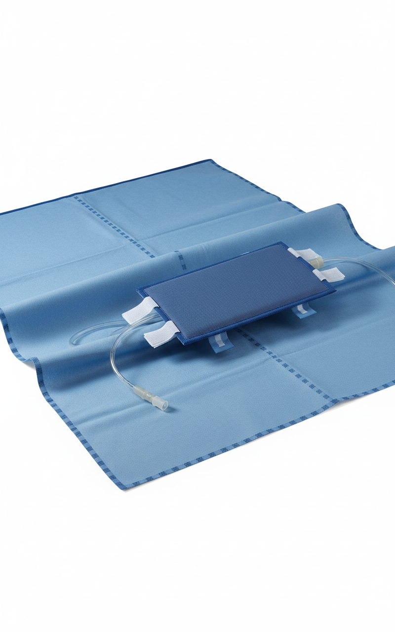 Angled view showing drapeability