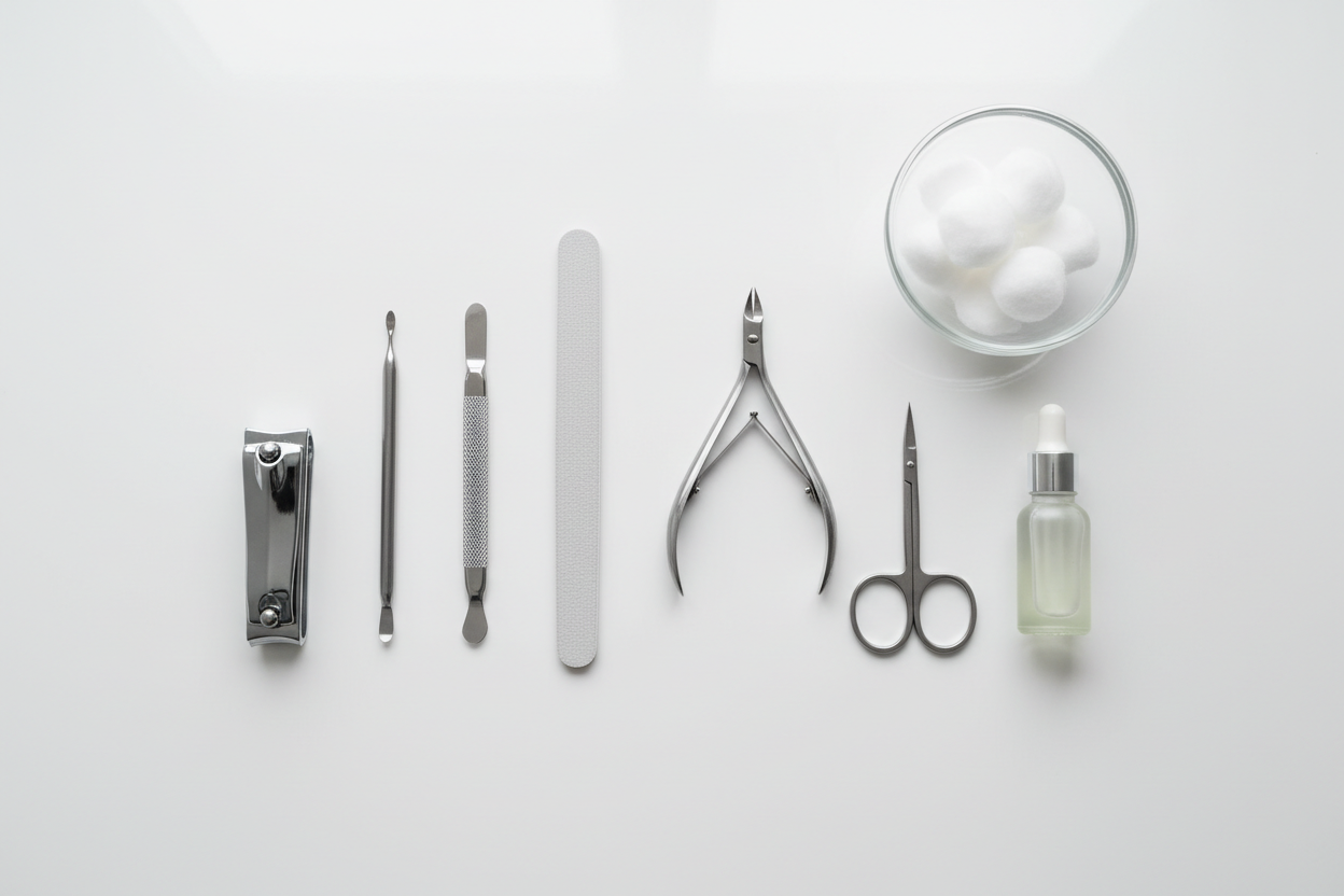 Professional Nail Care Setup