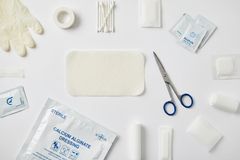 Equos Calcium Alginate Wound Dressing - Sterile, High Absorbency for Moderate to Heavy Drainage