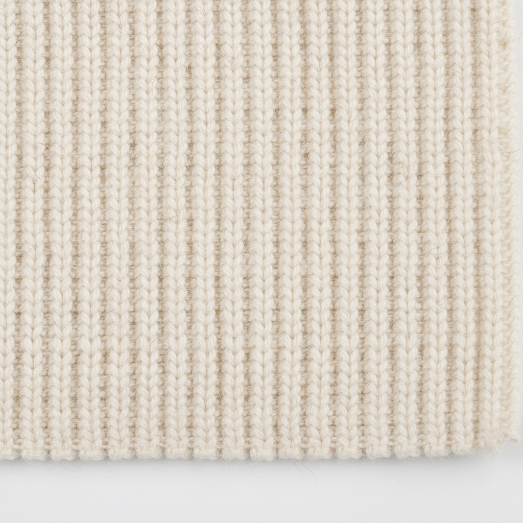 Close-up rib-knit texture detail