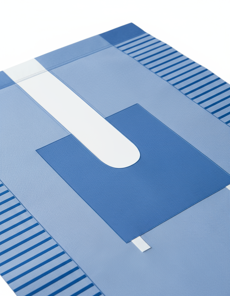 Close-up of fenestrated opening and fabric texture