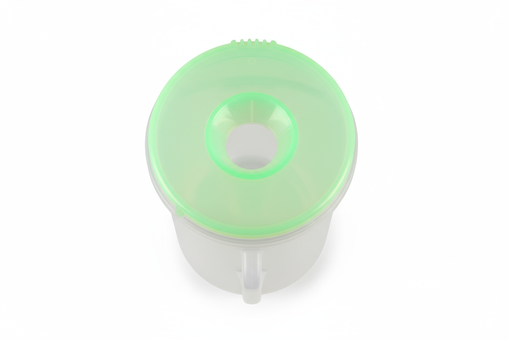 Top view showing lid