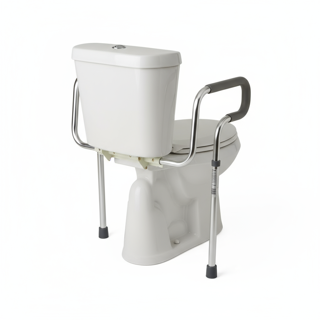 Rear three-quarter view showing rotating handle feature