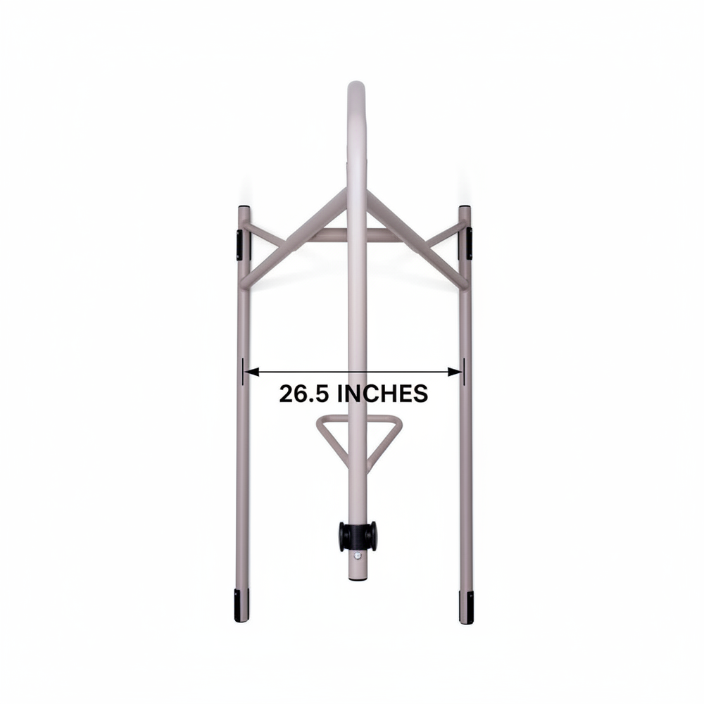 Overhead top-down view