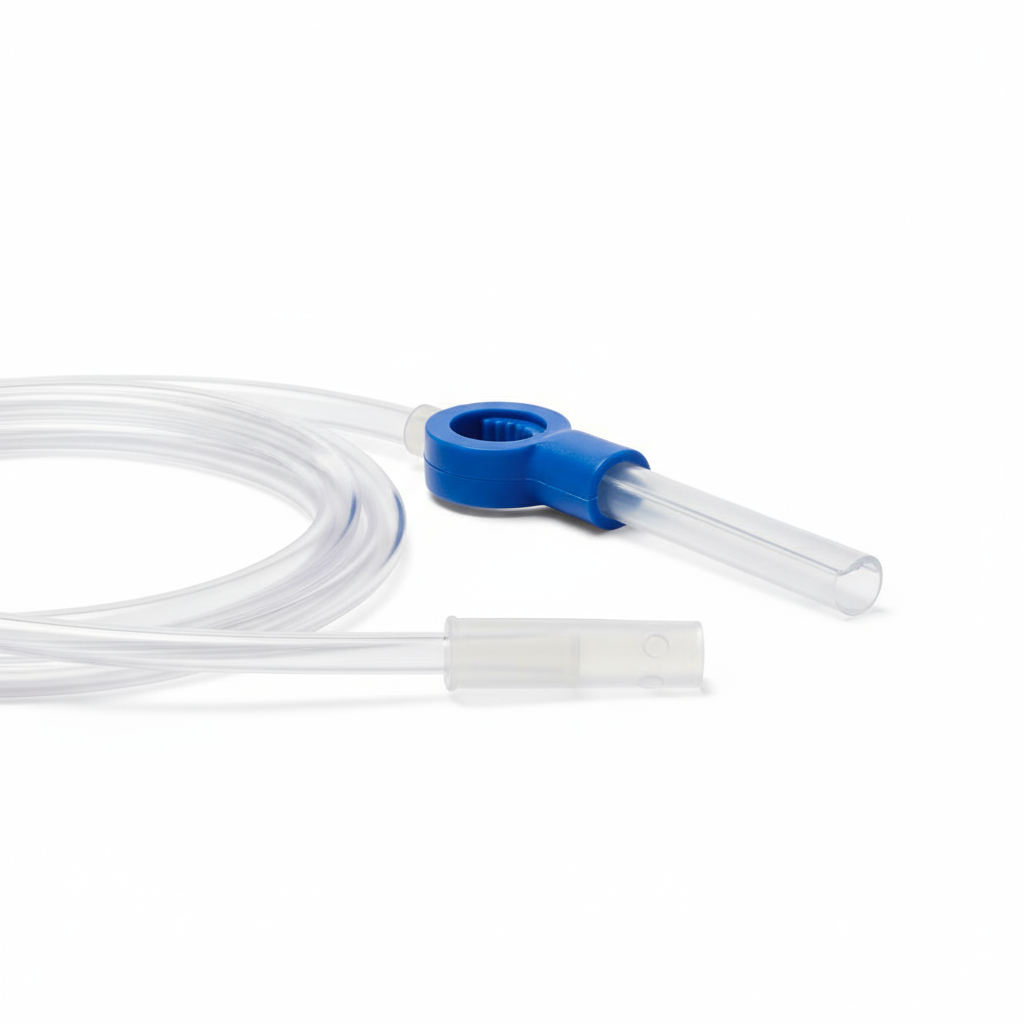 Close-up detail of clamp and tip