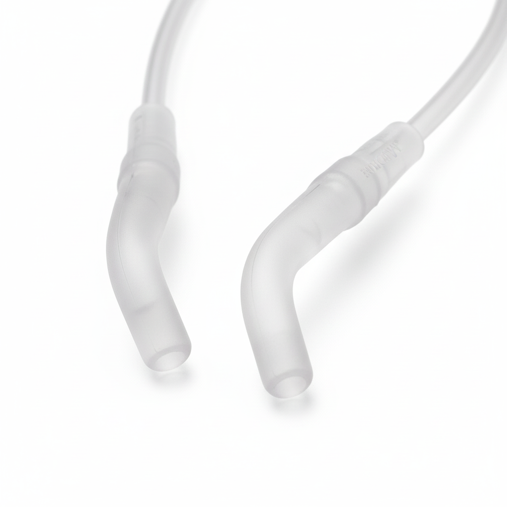 Close-up of Curved Nasal Prongs