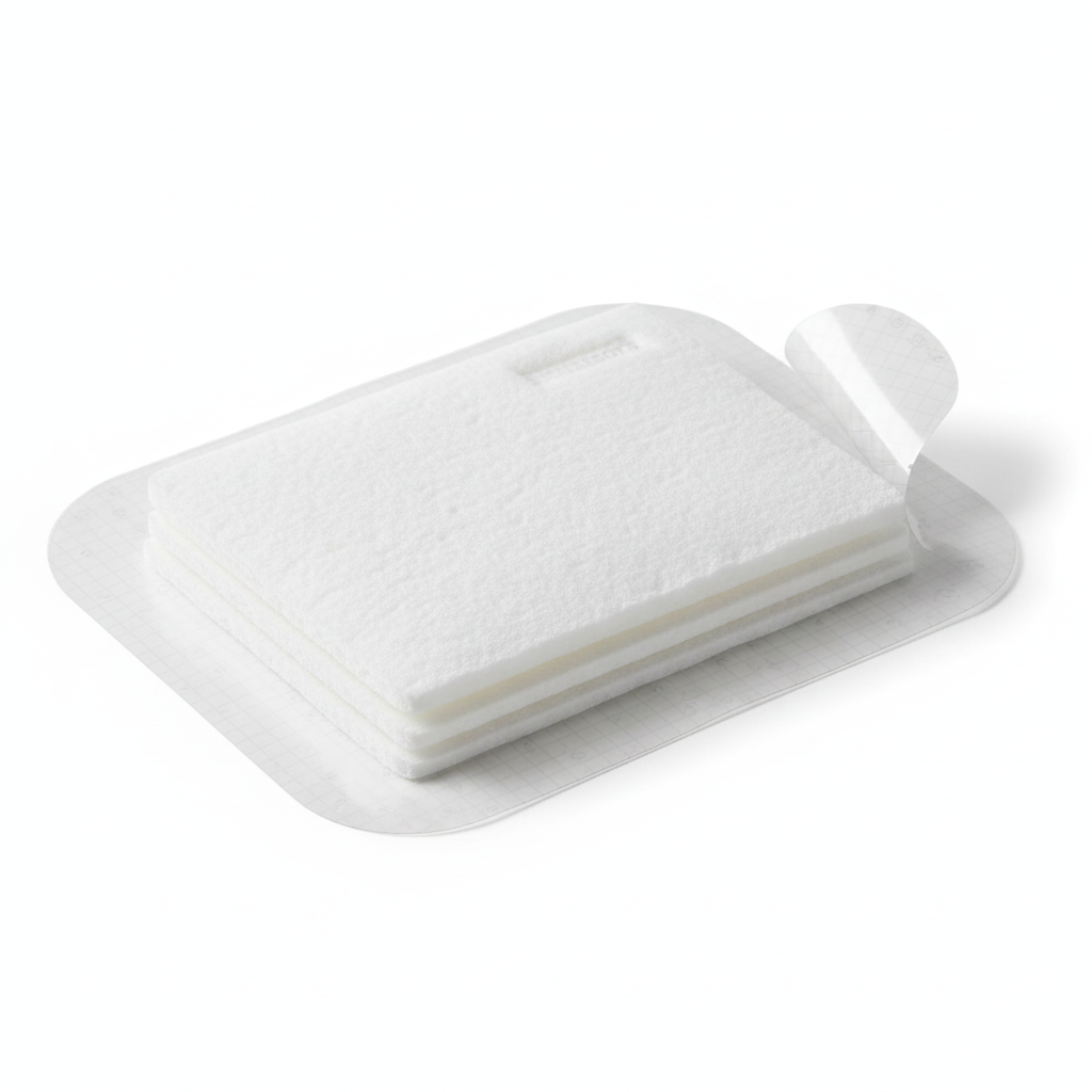 Composite Island Dressing Close-Up Detail - Four Layer Construction