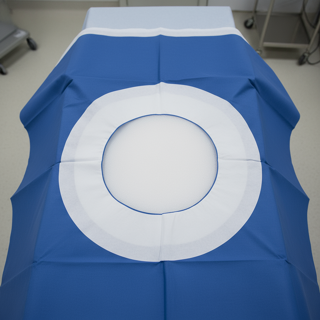 Top-down view showing fenestration and foam pad