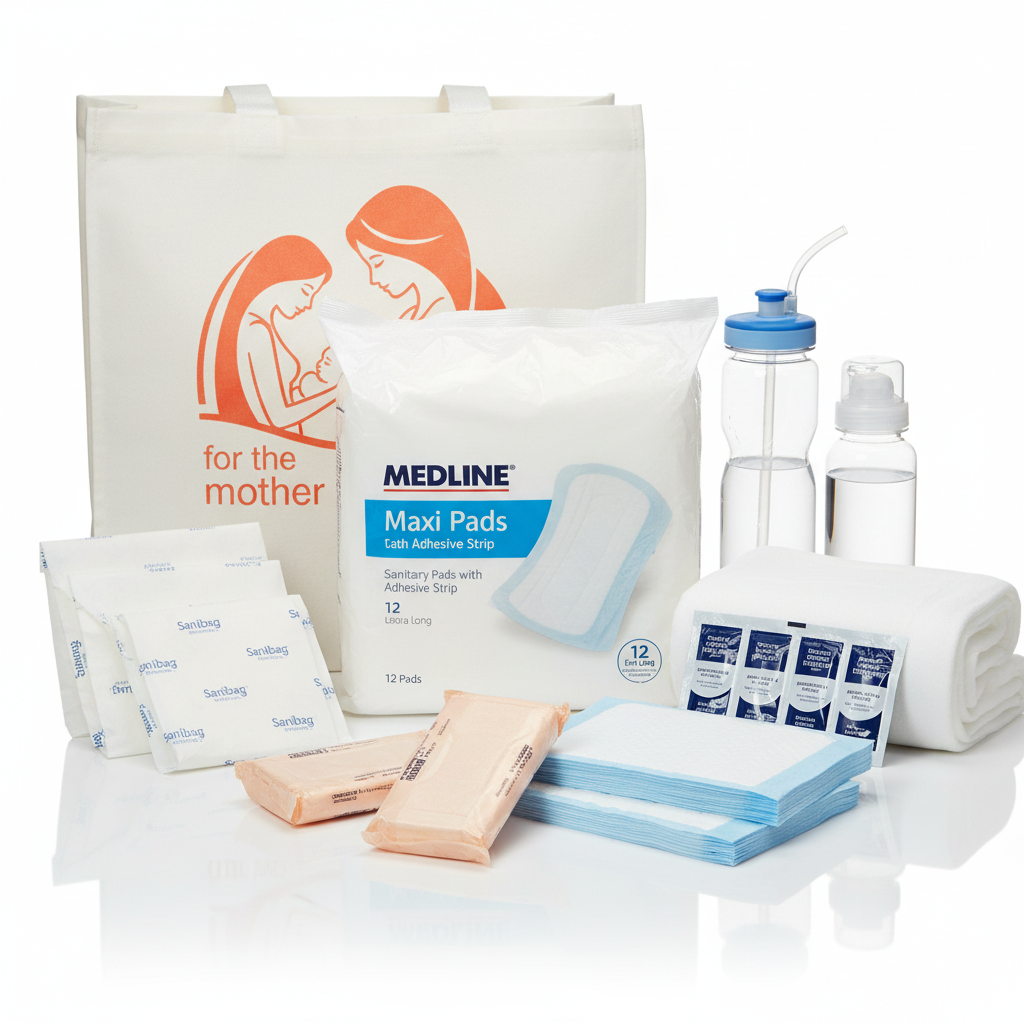 Detail of sanitary care items