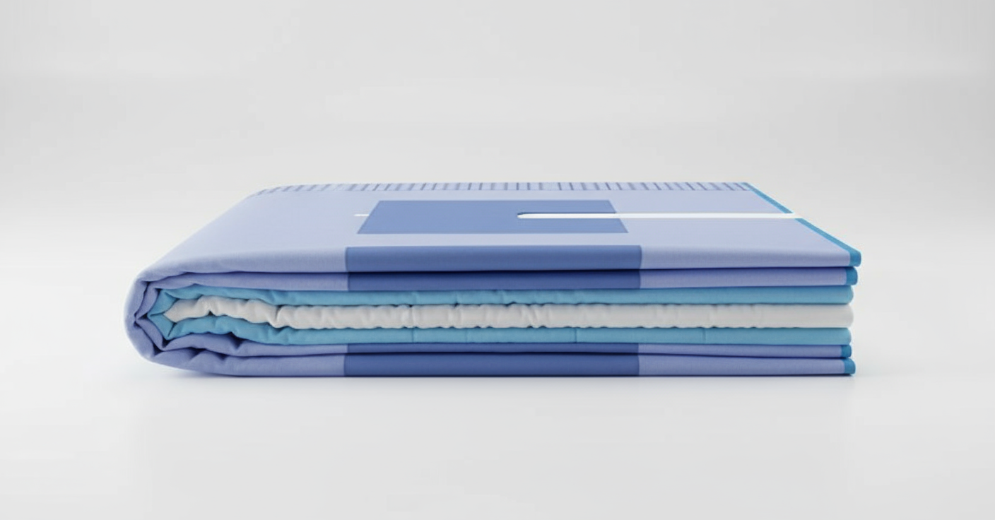 Side view showing reinforced layers