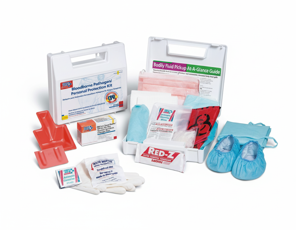 Top-down overhead view - all contents displayed