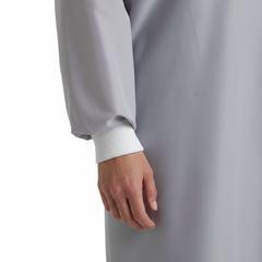 Close-up detail of knit cuffs