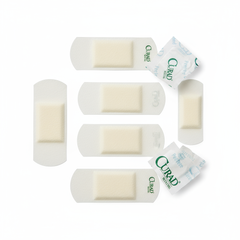 Top-down view of bandage